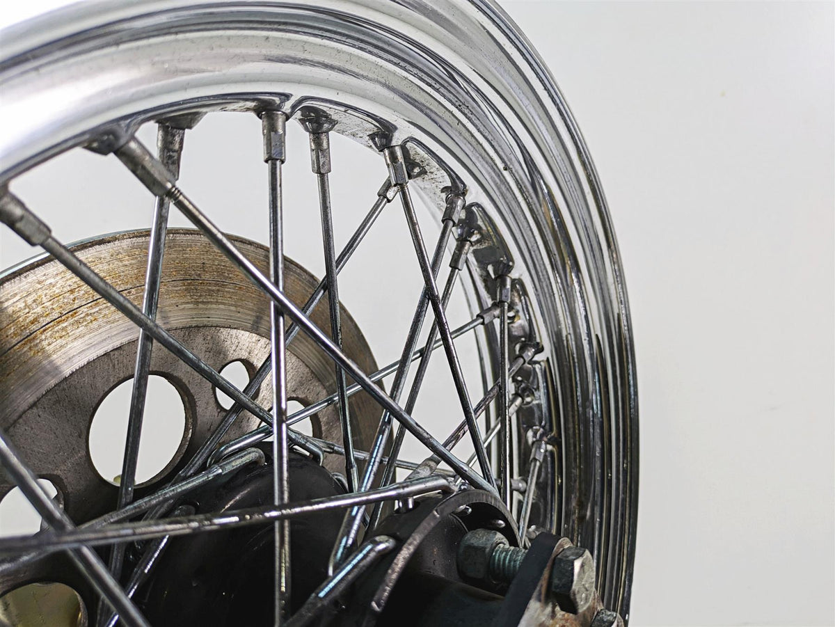1986 Harley Sportster XLH 883 Straight 16x3 Spoke Rear Wheel Rim 40975-86 {{ shop.shopifyCountryName }} - Mototech271
