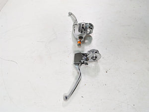 2010 Harley Touring FLHTCU Electra Glide Chrome Brake Clutch Lever Set 44551-08F | Mototech271