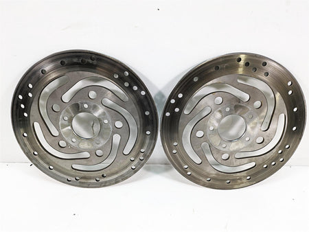 2006 Harley Touring FLHTCUI Electra Glide Front Brake Disc Rotor Set 44156-00 {{ shop.shopifyCountryName }} - Mototech271