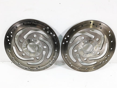 2006 Harley Touring FLHTCUI Electra Glide Front Brake Disc Rotor Set 44156-00 | Mototech271