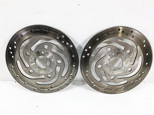 2006 Harley Touring FLHTCUI Electra Glide Front Brake Disc Rotor Set 44156-00 | Mototech271
