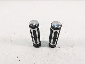 2008 Harley FLHTCU Electra Glide Oem Chrome Rubber Hand Grip Set 56246-08