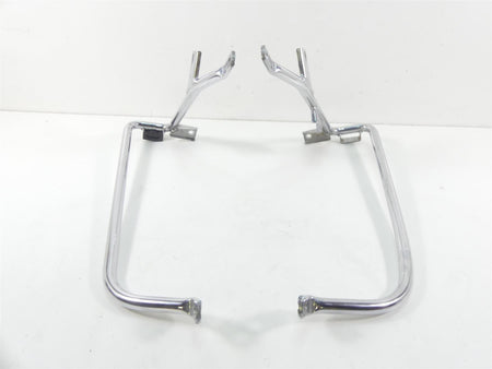 2010 Harley Touring FLHX Street Glide Saddlebag Chrome Rack Mount Set 49207-09 {{ shop.shopifyCountryName }} - Mototech271