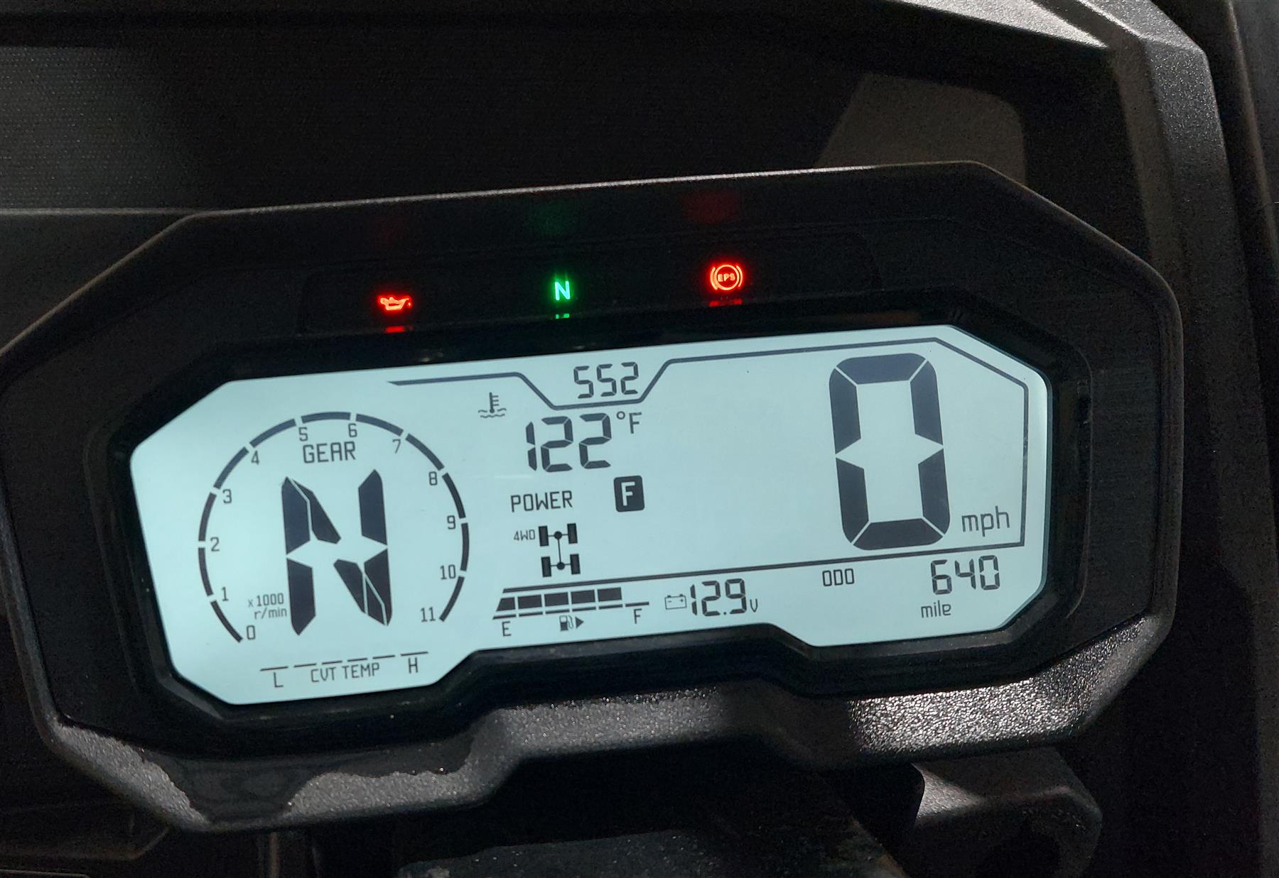 2021 Kawasaki Teryx KRX KRF 1000 Speedometer Gauges Instrument 640mi 25031-0941 {{ shop.shopifyCountryName }} - Mototech271
