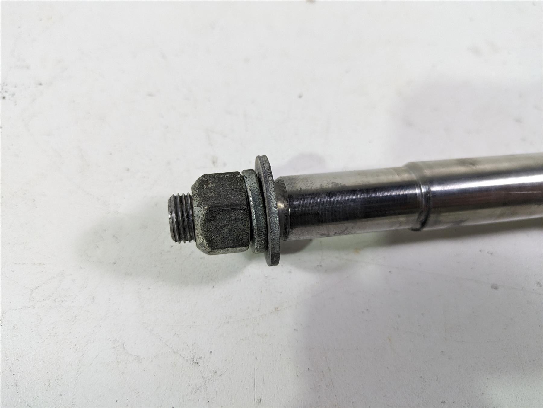 2003 Harley FLSTC Softail Heritage 100th Front Axle Wheel Spindle 3/4" 41584-86A {{ shop.shopifyCountryName }} - Mototech271
