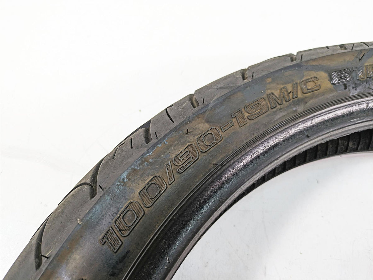 Used Motorcycle Front Tire Shinko SR777 100/90-19 R-271763 {{ shop.shopifyCountryName }} - Mototech271