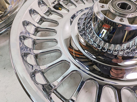 2010 Harley Touring FLHTCU Electra Glide Front Rear Chrome Wheel Set 43300161 {{ shop.shopifyCountryName }} - Mototech271