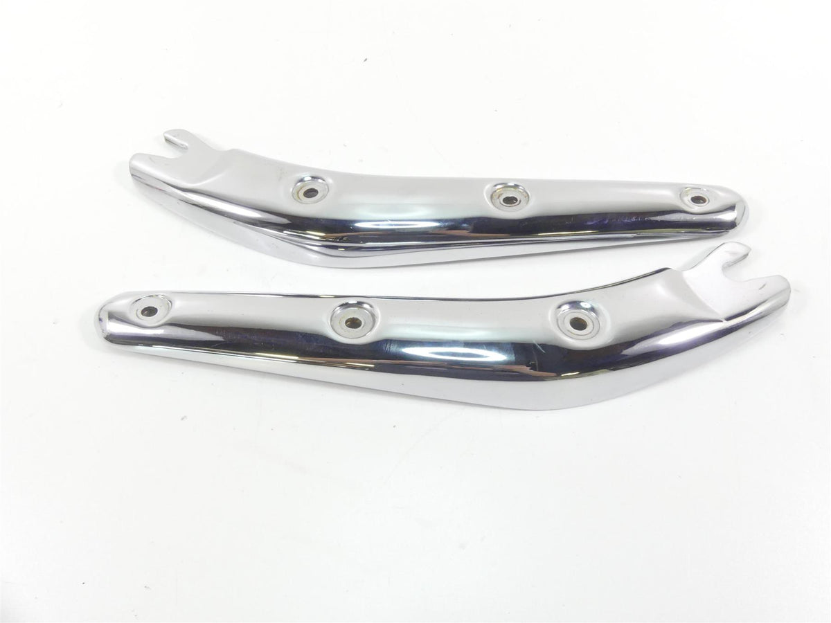 2002 Triumph Bonneville America Rear Fender Chrome Struts Braces Set T2305620 {{ shop.shopifyCountryName }} - Mototech271