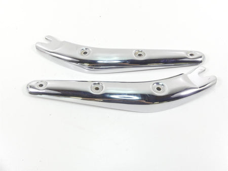 2002 Triumph Bonneville America Rear Fender Chrome Struts Braces Set T2305620 {{ shop.shopifyCountryName }} - Mototech271