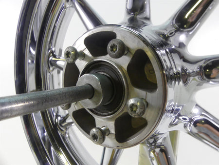 2007 Harley Touring FLHTCU SE CVO Electra Glide Front Chrome Wheel 16x3 43539-08 {{ shop.shopifyCountryName }} - Mototech271