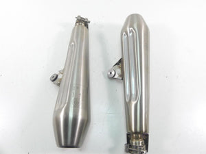 2017 Triumph Thruxton 1200R Exhaust Pipe Muffler Silencer Set T2203872 T2203878