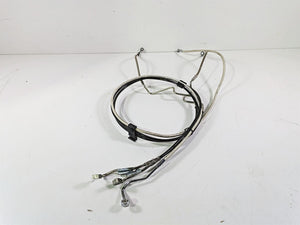 2017 Harley Touring FLHTKSE CVO E-Glide Front Abs Brake Line Set 77" 41800573 | Mototech271