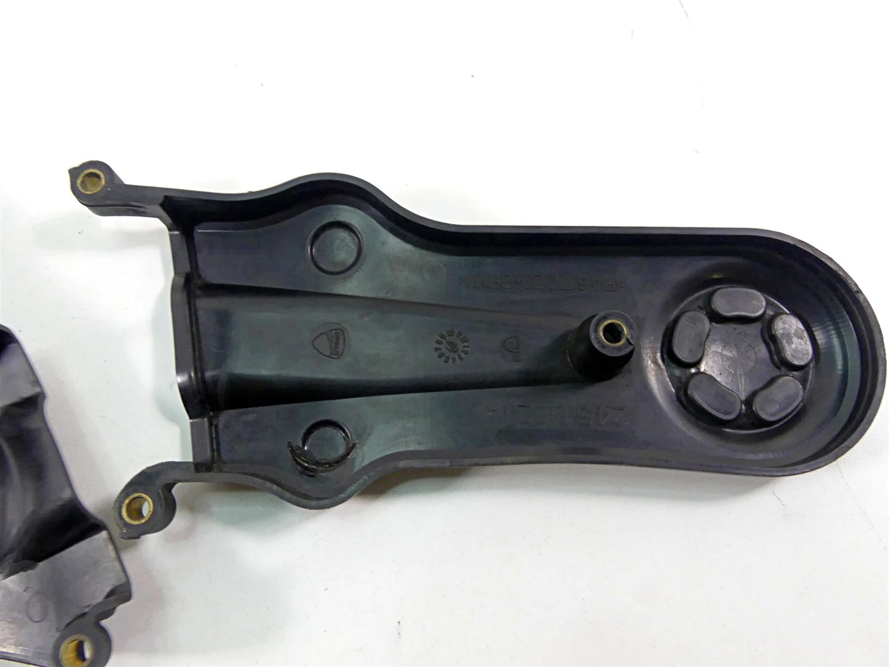 2012 Ducati Monster 1100 EVO Stock Timing Belt Cover Set 24511011A 24511021A {{ shop.shopifyCountryName }} - Mototech271