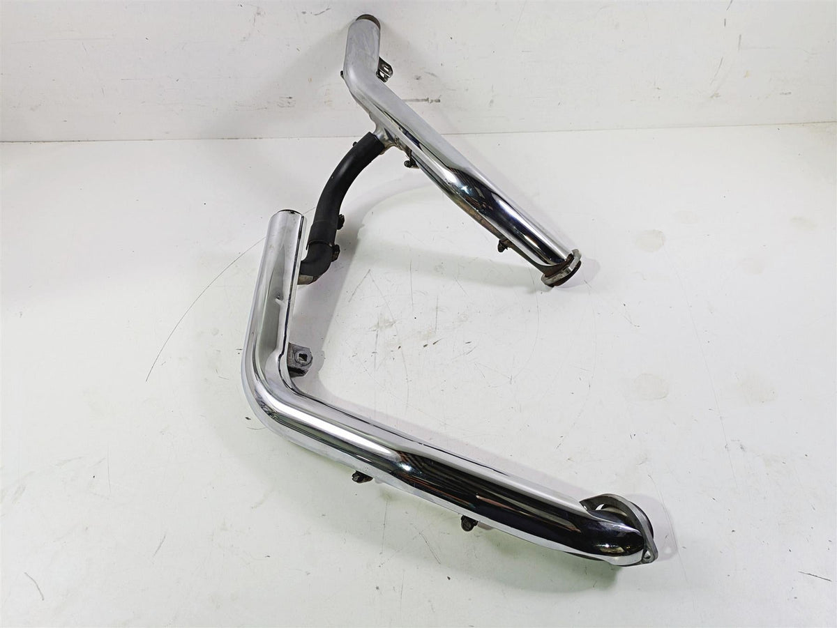 2002 Harley Dyna FXDL Low Rider Oem Exhaust Pipe Header Set 65668-98 65669-98 {{ shop.shopifyCountryName }} - Mototech271