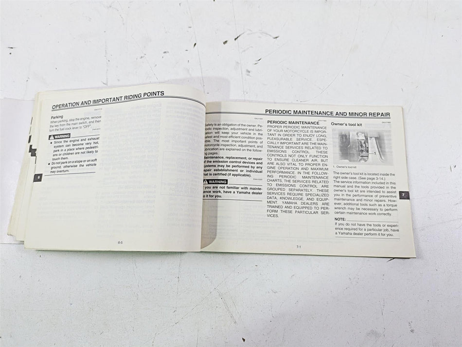 2004 Yamaha XVZ1300 Royal Star Oem Owners Manual Book 4XY-28199-15 {{ shop.shopifyCountryName }} - Mototech271