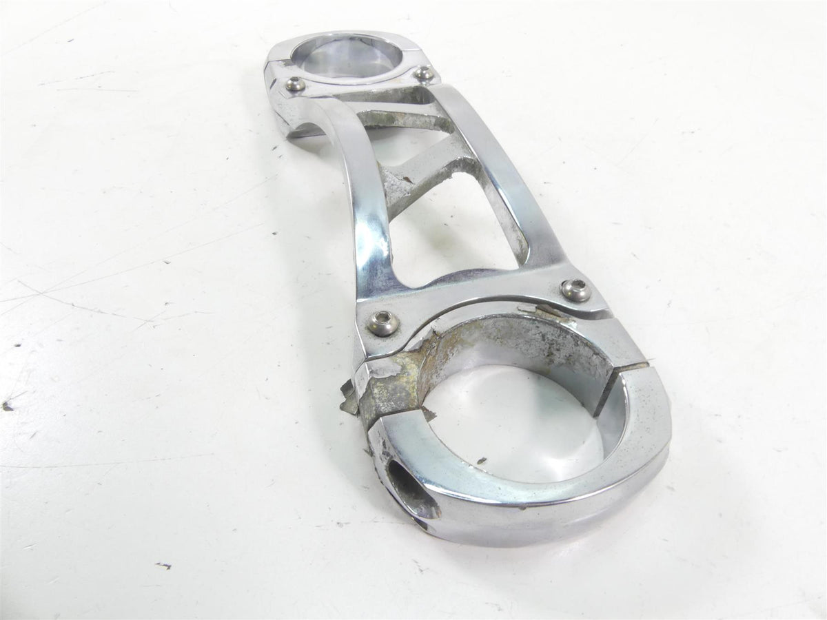 2002 Harley Softail FXSTDI Deuce Front Fork Chrome Support Bracket {{ shop.shopifyCountryName }} - Mototech271