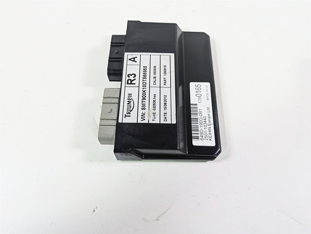 2013 Triumph Bonneville Keihin Cdi Ecu Ecm Engine Control Module T1290618 {{ shop.shopifyCountryName }} - Mototech271