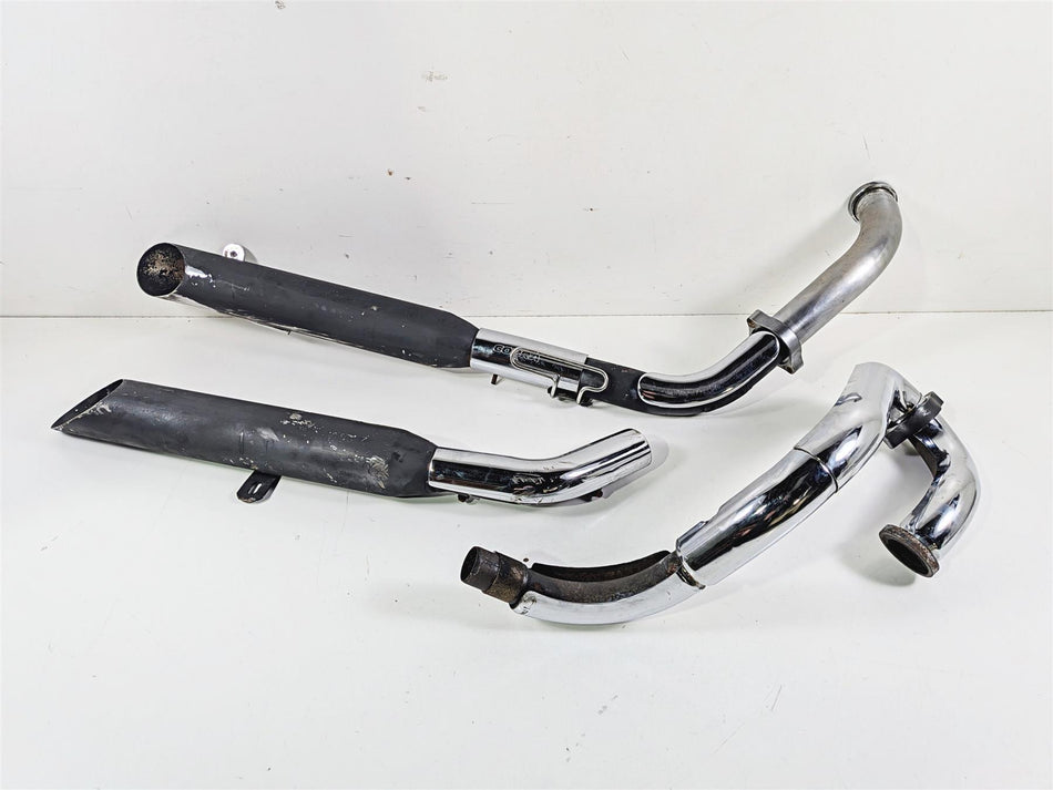 2001 Suzuki VZ800 Marauder Cobra True Duals Exhaust Muffler Header Set {{ shop.shopifyCountryName }} - Mototech271