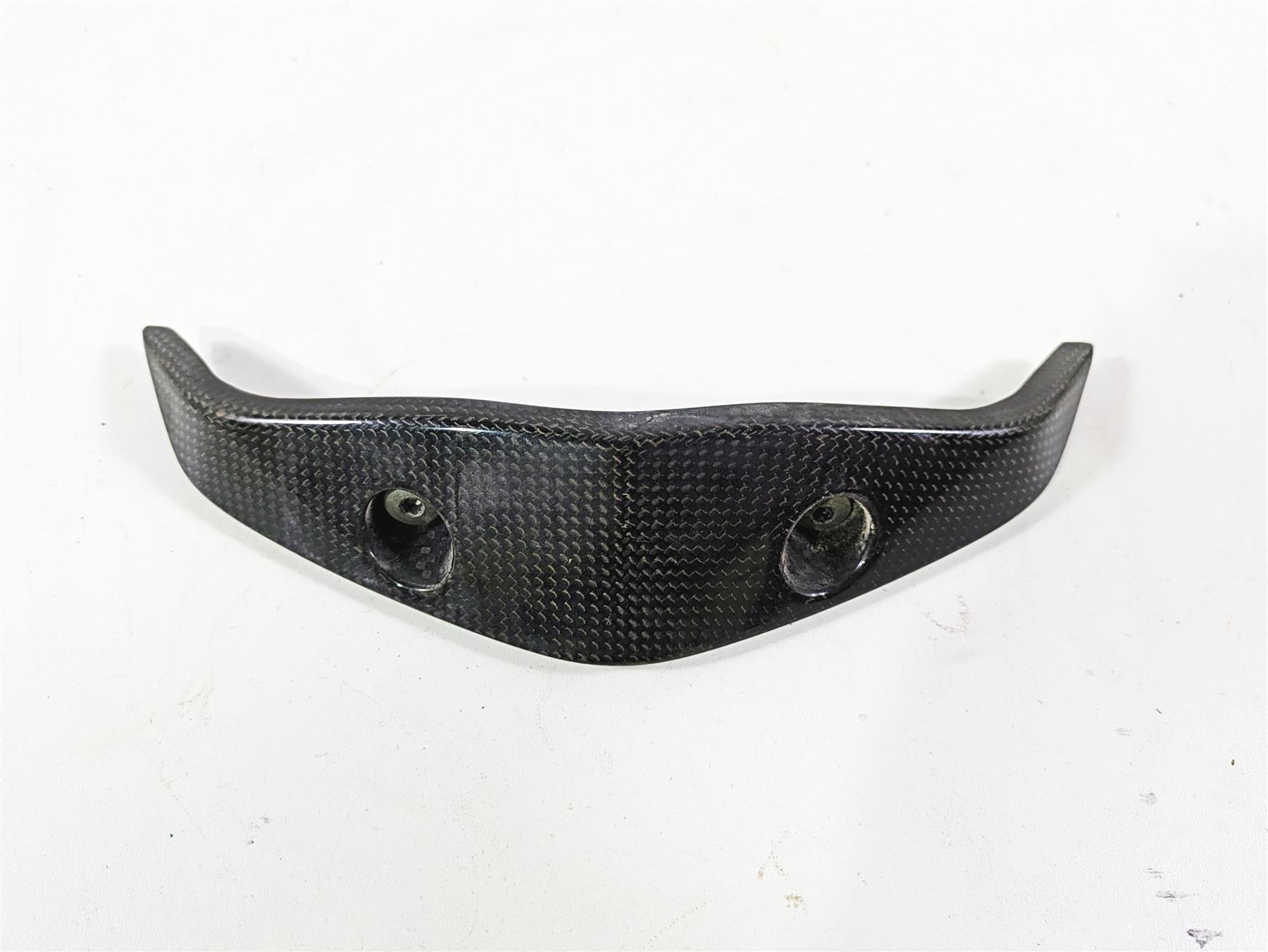 2009 Ducati Multistrada 1100 S Rear Above Exhaust Carbon Fiber Cover PM19958 {{ shop.shopifyCountryName }} - Mototech271