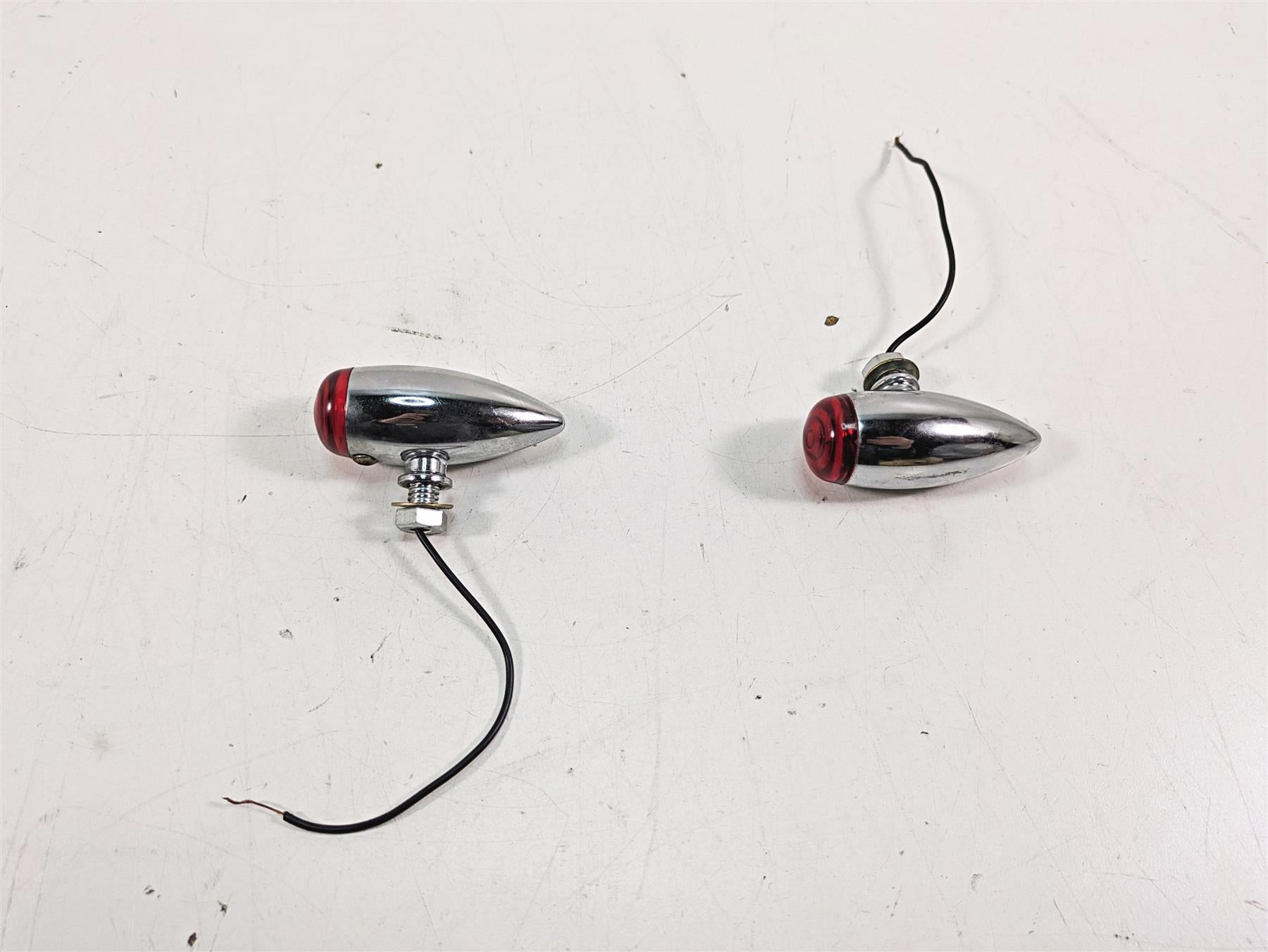 2000 Harley FXSTS Softail Springer Front Bullet Blinker Turn Signal Set {{ shop.shopifyCountryName }} - Mototech271