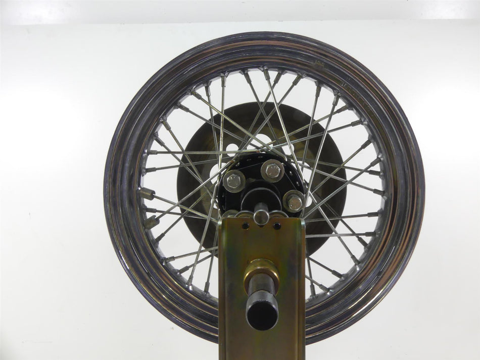 1993 Harley FXSTS Softail Springer Rear Chrome Spoke Wheel Rim 16x3 40975-86 {{ shop.shopifyCountryName }} - Mototech271