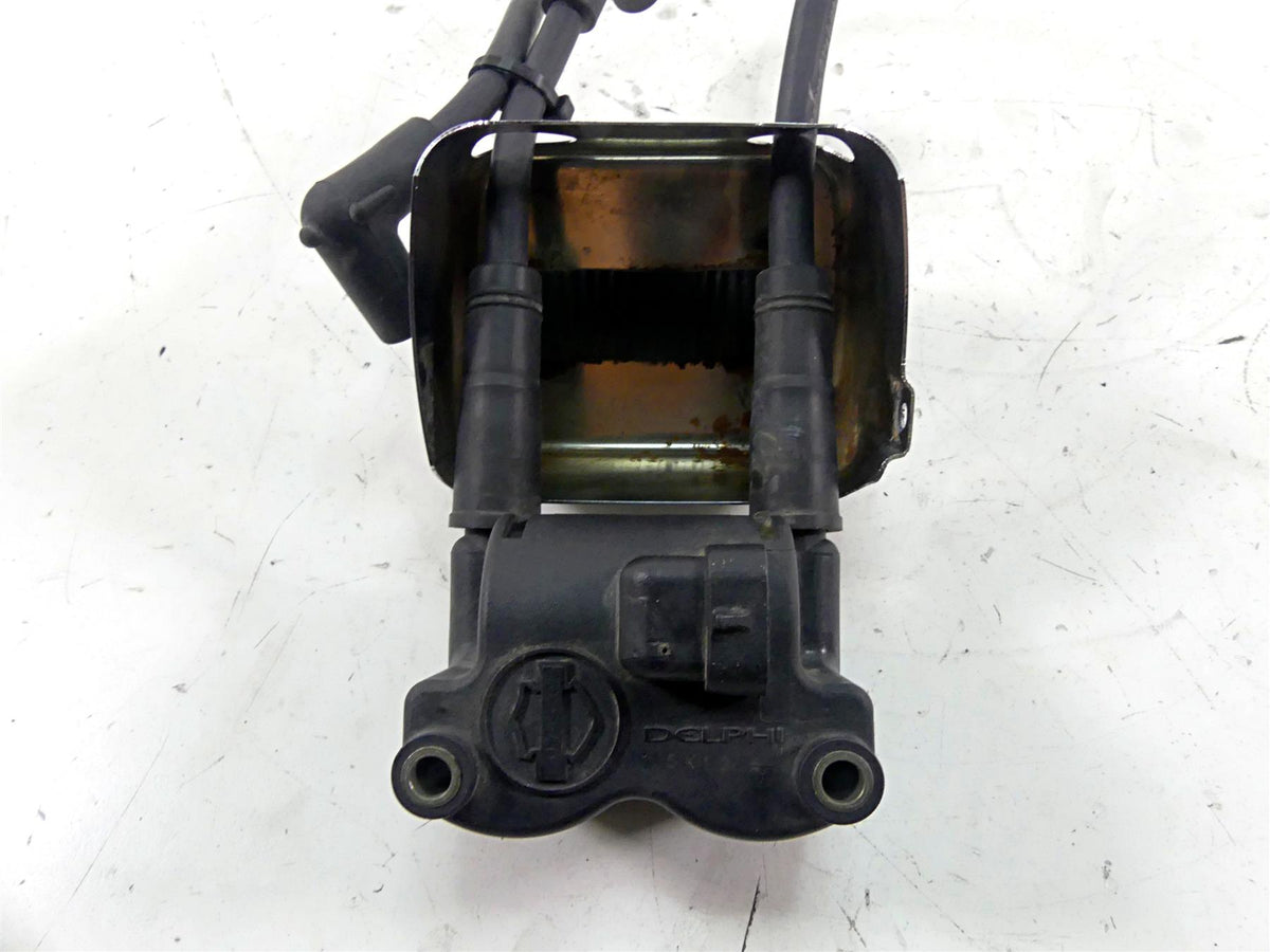 2006 Harley Softail FXSTSI Springer Ignition Coil Wires Chrome Cover 31743-01 {{ shop.shopifyCountryName }} - Mototech271