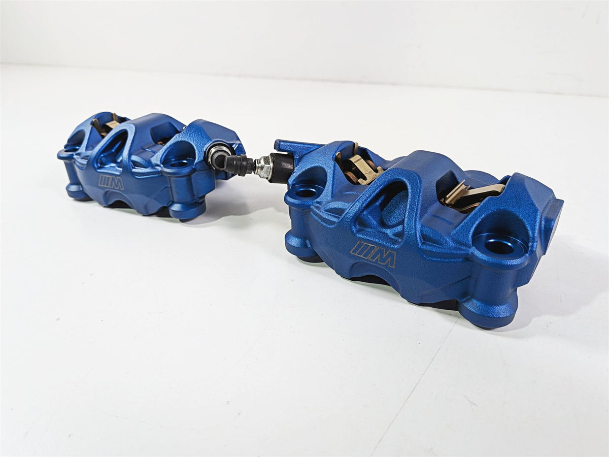 2022 BMW S1000RR K67 M-Series Blue Front Brake Calipers 34117106087 34117106088-Mototech271