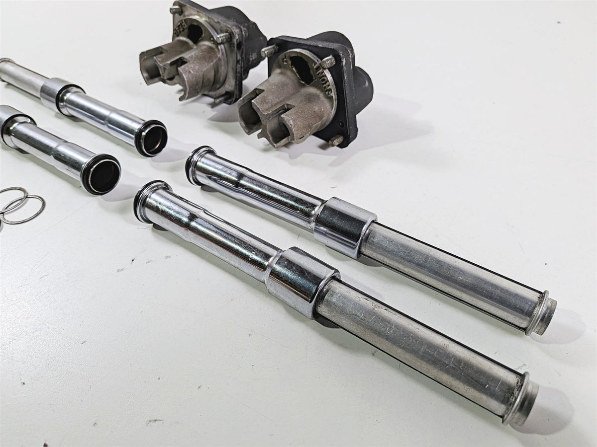 1990 Harley Touring FLHTC Electra Glide Push Rod Tapped Guide Covers 18540-83C {{ shop.shopifyCountryName }} - Mototech271