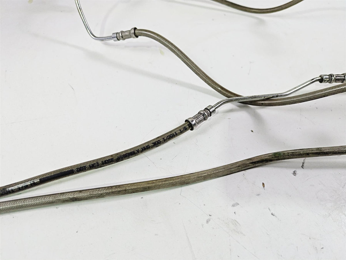 2011 Harley Touring FLHTCUSE CVO E-Glide Front Abs Brake Line Set 16" Bars {{ shop.shopifyCountryName }} - Mototech271