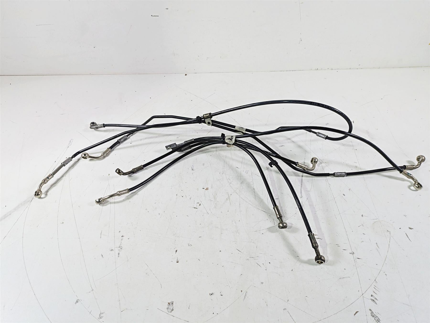 2015 Triumph Tiger Explorer XC Front Rear Abs Brake Line Set T2025020 T2025030 {{ shop.shopifyCountryName }} - Mototech271