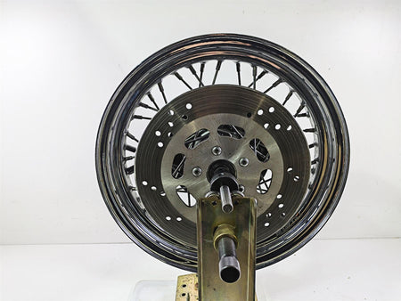 1992 Harley FLSTC Softail Heritage 16x3 Front Wheel Spoke Rim + Cover 43005-86 {{ shop.shopifyCountryName }} - Mototech271