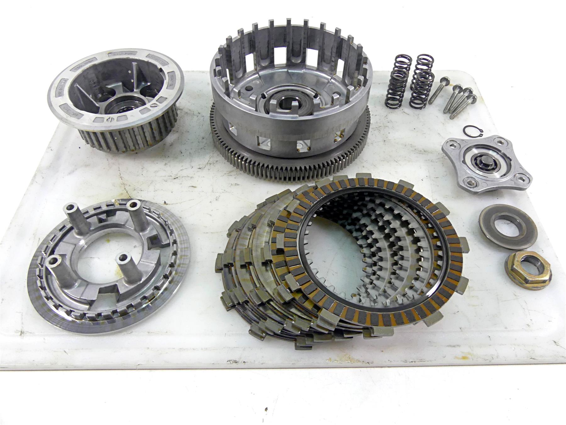 2013 Harley VRSCF Muscle Vrod Clutch Basket Friction Disc Set 37938-08KA {{ shop.shopifyCountryName }} - Mototech271