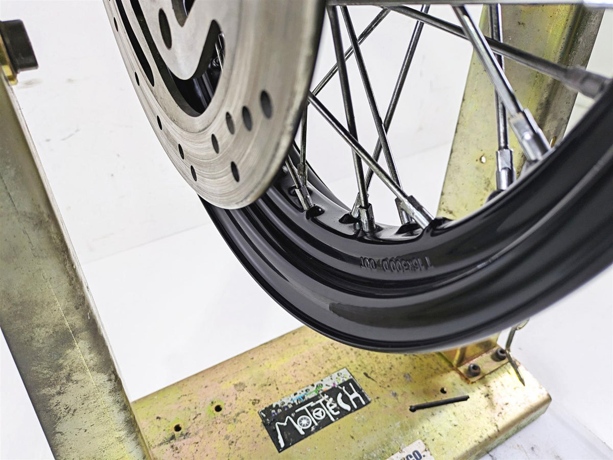 2014 Harley FLS Softail Slim Straight 16x3 Front Wheel Rim & Rotor 55107-12 {{ shop.shopifyCountryName }} - Mototech271