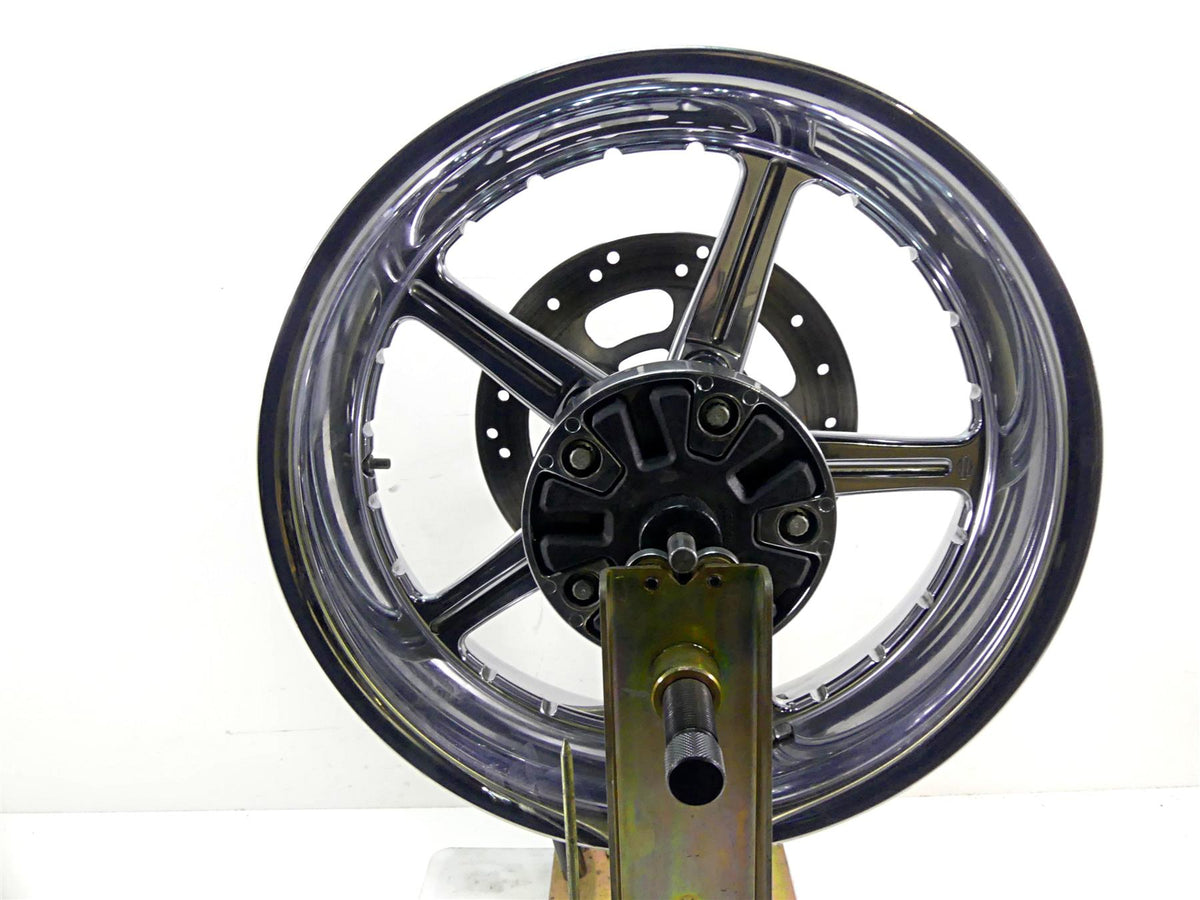 2005 Harley VRSCSE CVO V-Rod Strgt Reactor Custom Rear Wheel Rim 18X5.5 43215-08 {{ shop.shopifyCountryName }} - Mototech271