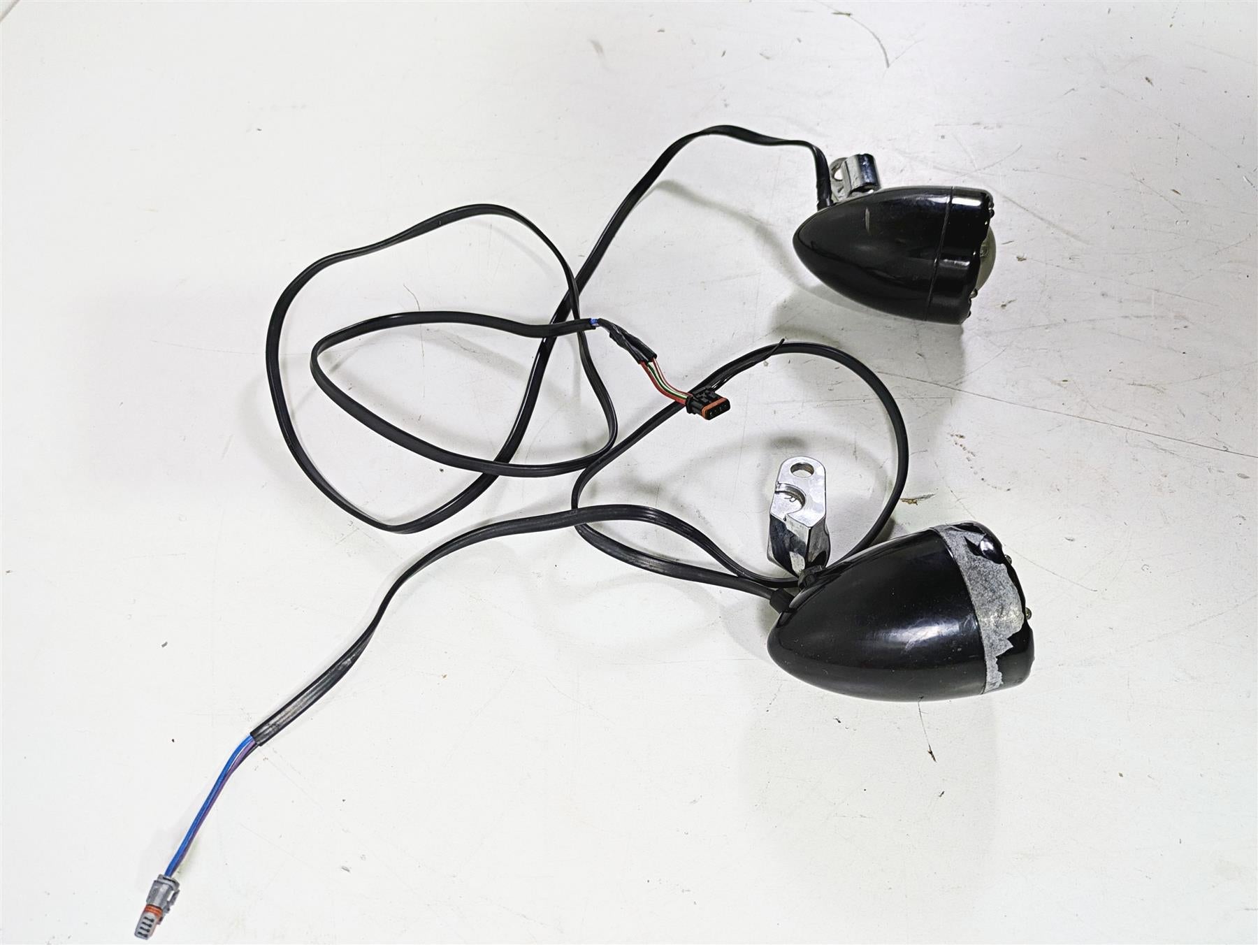 2018 Harley Softail FXFBS Fat Bob Front Led Turn Signal Set - Read PB-BR-AW-57 {{ shop.shopifyCountryName }} - Mototech271