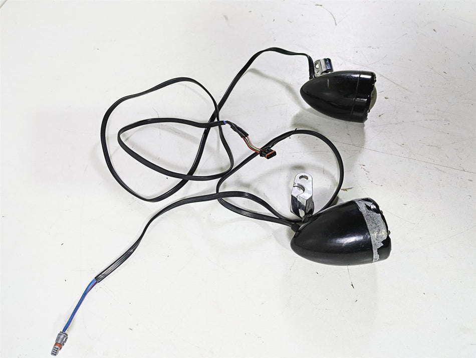 2018 Harley Softail FXFBS Fat Bob Front Led Turn Signal Set - Read PB-BR-AW-57 {{ shop.shopifyCountryName }} - Mototech271