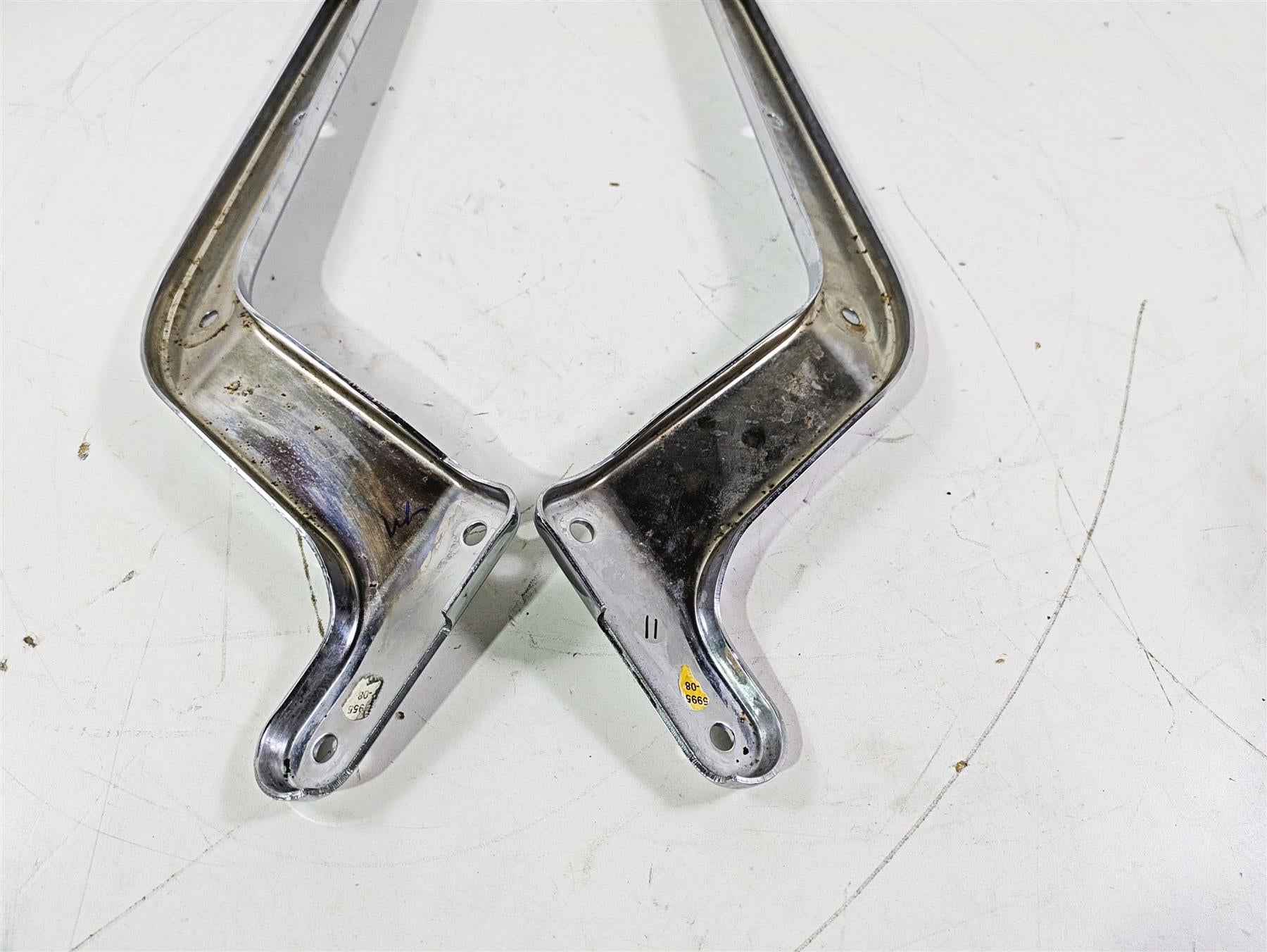 2008 Harley FLSTC 105TH Softail Heritage Rear Fender Chrome Strut Set 59955-08 {{ shop.shopifyCountryName }} - Mototech271