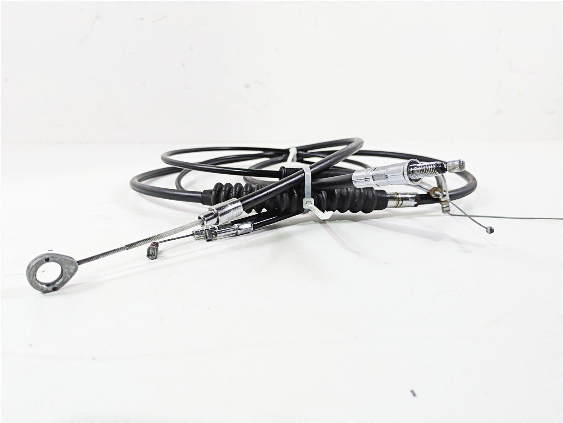 2011 Harley FXDC Dyna Super Glide 12" Extended Throttle Clutch Cable Set {{ shop.shopifyCountryName }} - Mototech271