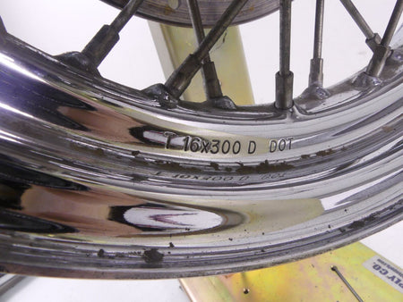 2002 Harley FLSTCI Softail Heritage Straight Rear Spoke Wheel Rim 16x3 43085-97 {{ shop.shopifyCountryName }} - Mototech271