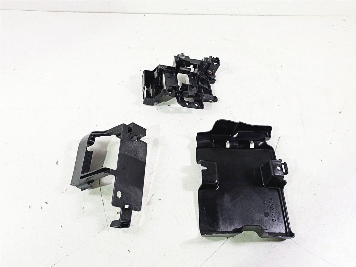 2009 Harley FXCWC Softail Rocker Electrical Carrier Holder Stay Set 70387-08 {{ shop.shopifyCountryName }} - Mototech271