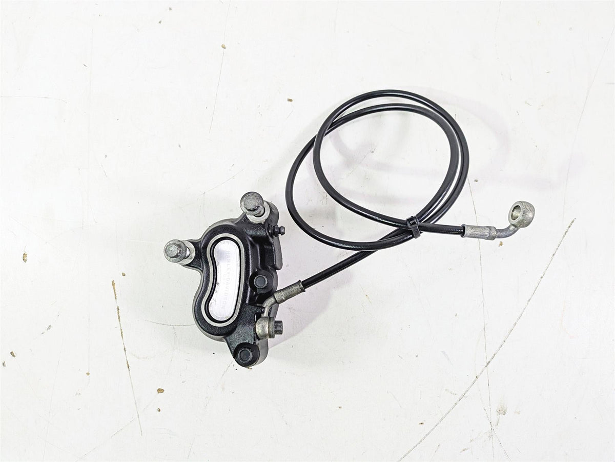 2009 Harley FXCWC Softail Rocker Front Brake Caliper + Line 44464-08 {{ shop.shopifyCountryName }} - Mototech271