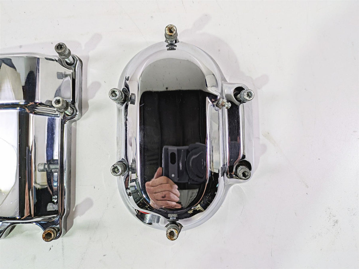2007 Harley Touring FLHRSE CVO Road King Transmission Chrome Cover Set 34469-06B {{ shop.shopifyCountryName }} - Mototech271