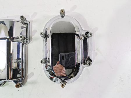 2007 Harley Touring FLHRSE CVO Road King Transmission Chrome Cover Set 34469-06B {{ shop.shopifyCountryName }} - Mototech271