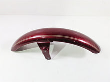 Load image into Gallery viewer, 2004 Harley Softail FXSTDI Deuce Front Fender Lava Red Sunglo &amp; Stripe 59876-00
