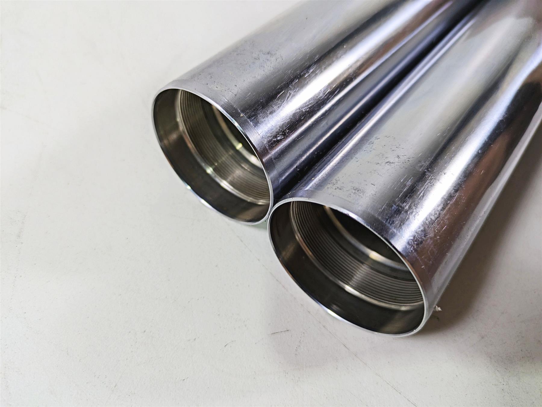 2014 Harley FXDL Dyna Low Rider Straight Front Fork Pipe Set - Read 46605-06 {{ shop.shopifyCountryName }} - Mototech271