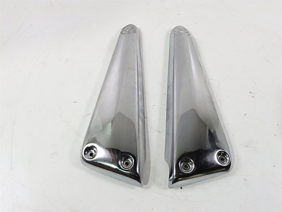 2006 Triumph Rocket 3 Rear Chrome Side Guards Covers Struts T2081425 T2081430 {{ shop.shopifyCountryName }} - Mototech271