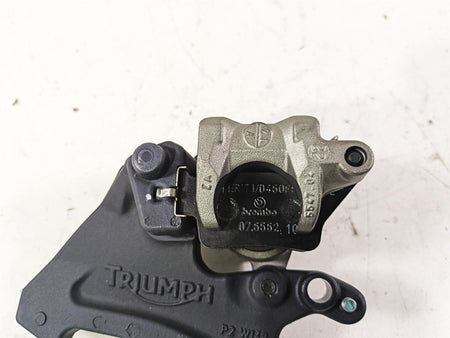 2023 Triumph Street Triple 765 RS Brembo Rear Brake Caliper + Bracket T2024011 {{ shop.shopifyCountryName }} - Mototech271