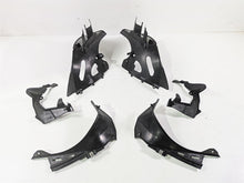 Load image into Gallery viewer, 2020 Kawasaki ZX6R ZX636 Ninja Black Molded Plastic Infill Fairing Cover Set
