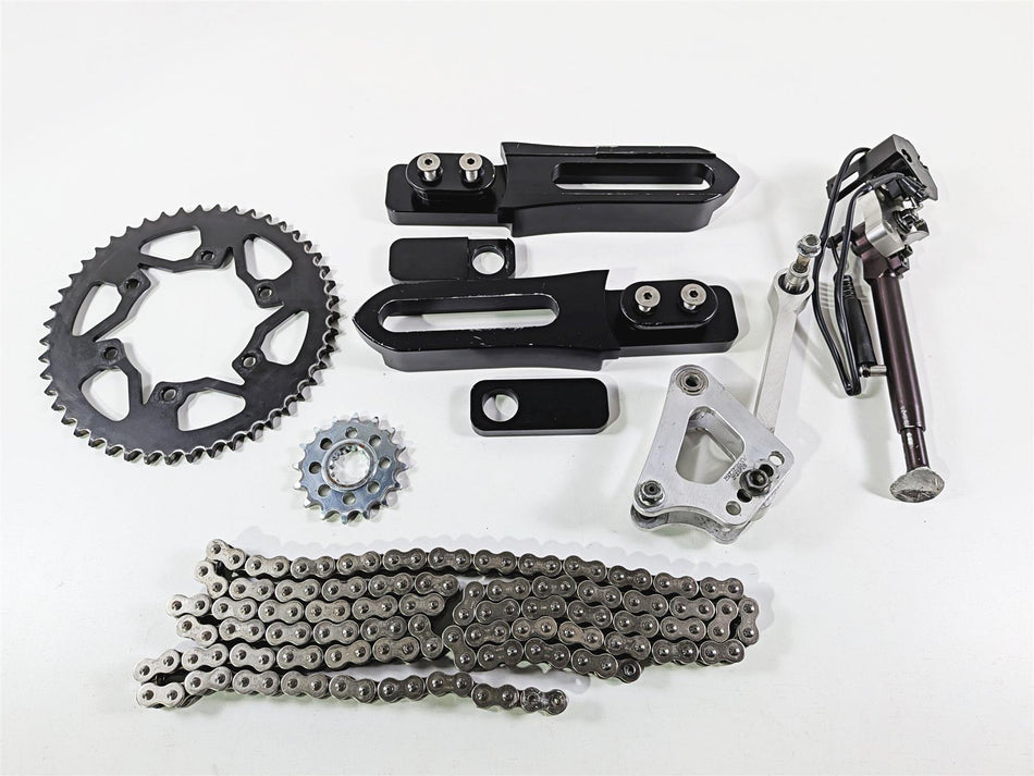 2008 Yamaha YZF R1 RN19 Roaring Toyz Swingarm Extension Set Chain Kickstand {{ shop.shopifyCountryName }} - Mototech271