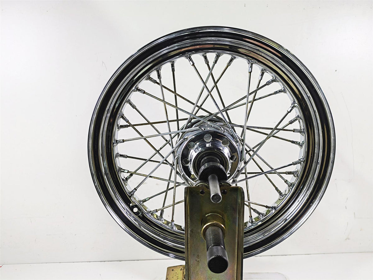 2016 Harley FLSTC Softail Heritage Front Wheel Rim & Cover 16x3 Wobble 41559-08 {{ shop.shopifyCountryName }} - Mototech271